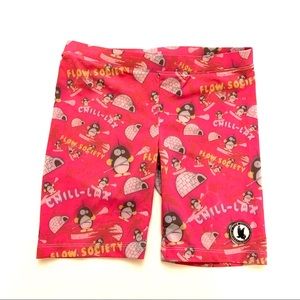 🌵 Flow Society | Pink Lacrosse Compression Shorts